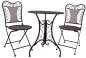 Preview: Elegantes Bistro-Set Eliza im romantischen Vintage-Design – Perfekt für Balkon, Terrasse & Garten
